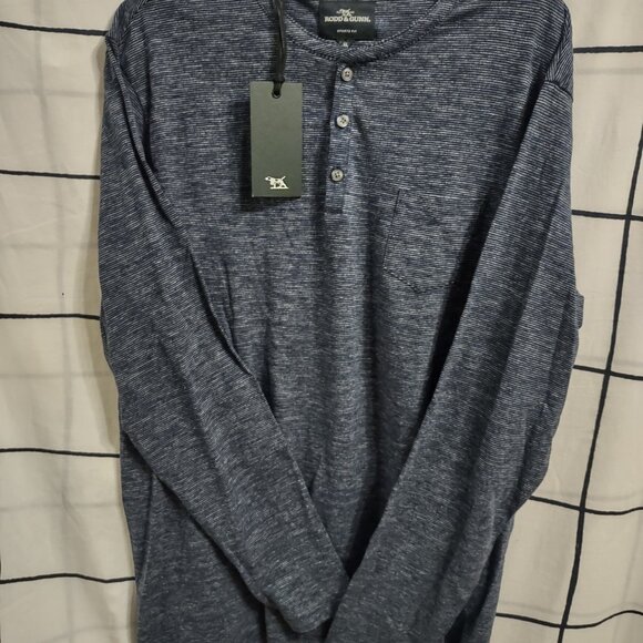 Rodd & Gunn Navy_NWT Men’s XL Long Sleeve Shirt - Picture 3 of 10